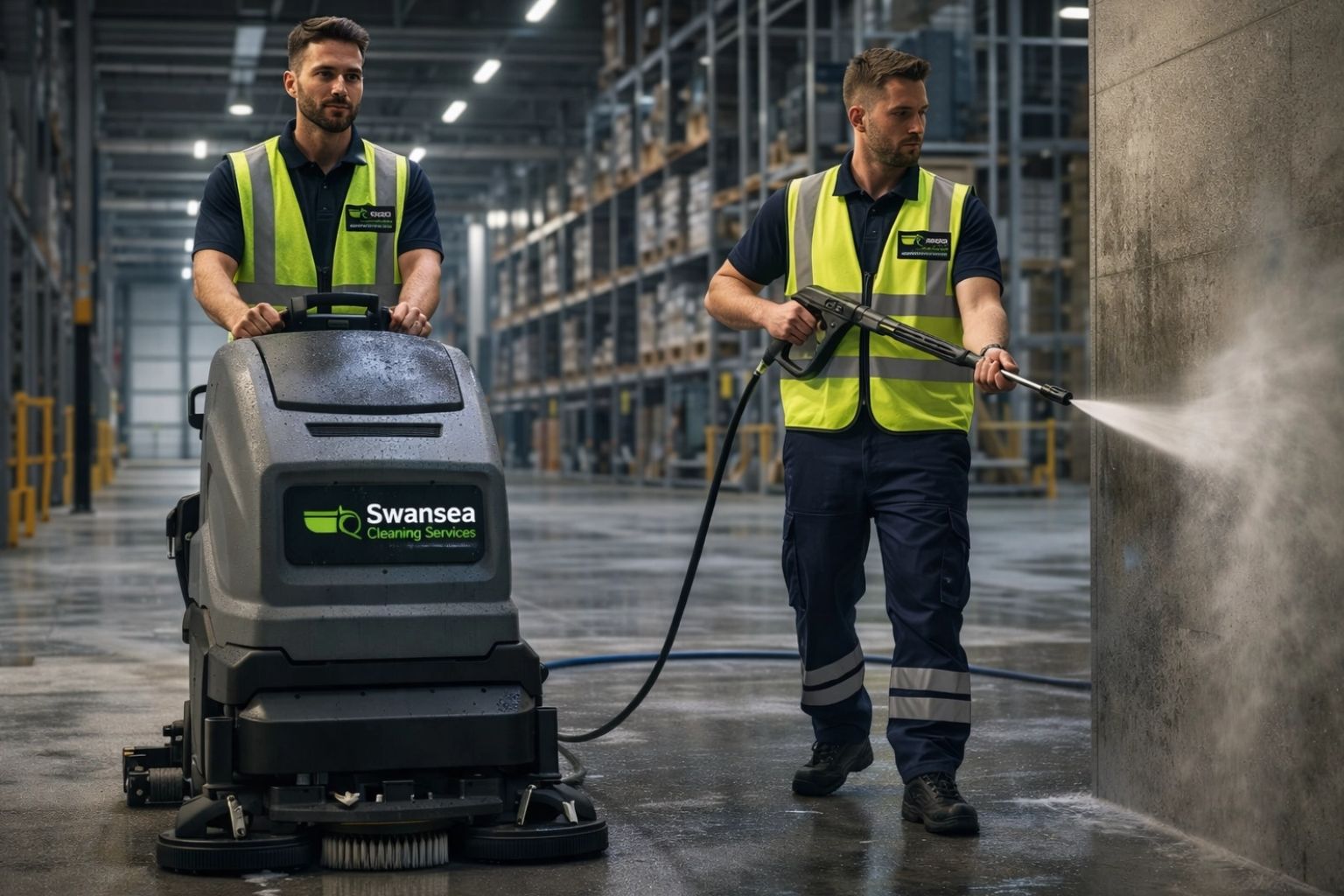 Industrial Cleaning Couple