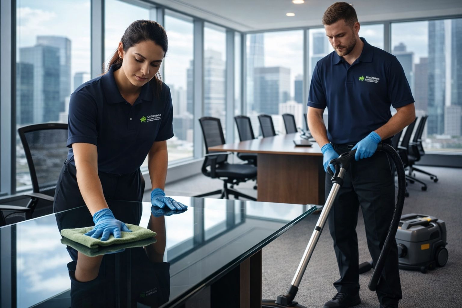 Office CLeaning Couple Swansea